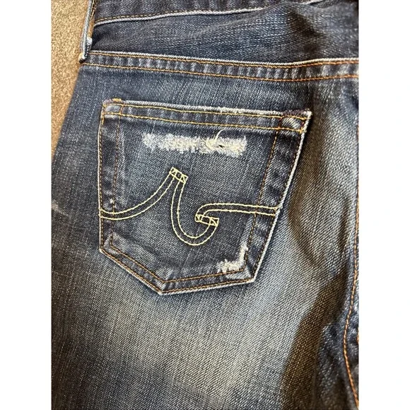 Adriano Goldschmied Jeans Womens 25 R Blue Tomboy Boyfriend Dark Wash Denim - Picture 16 of 16